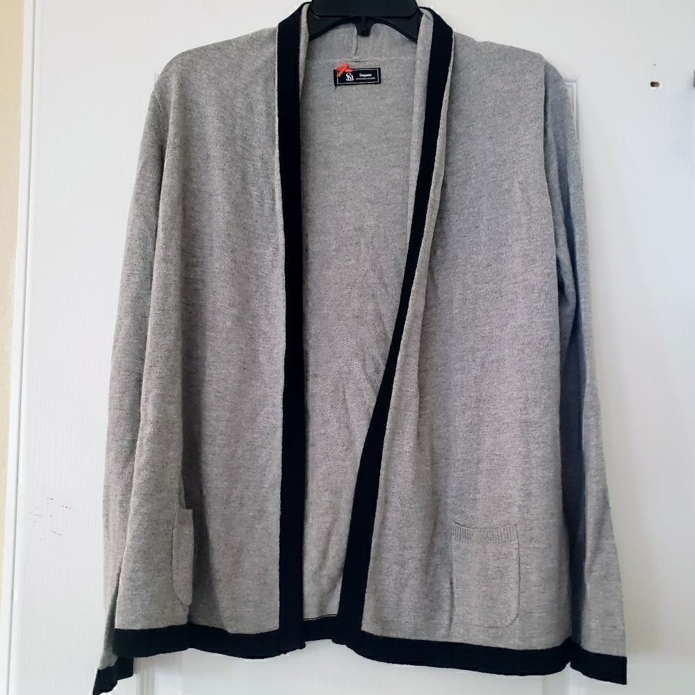 Sinequanone open cardigan S wool angora cashmere blend